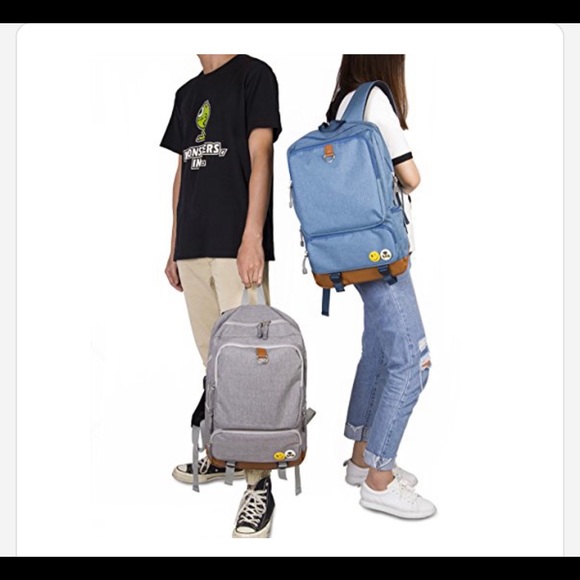 SUVOM College School Backpack USB Charging Port - Picture 4 of 6